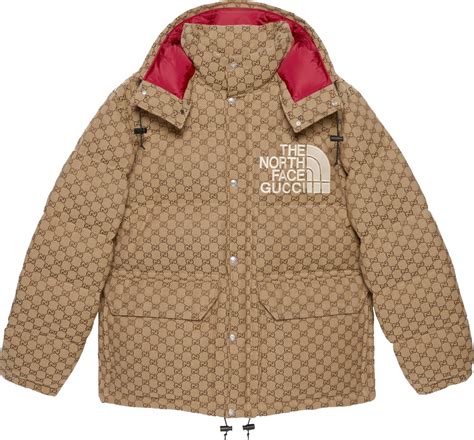 puffer jacket north face gucci|north face Gucci down jacket.